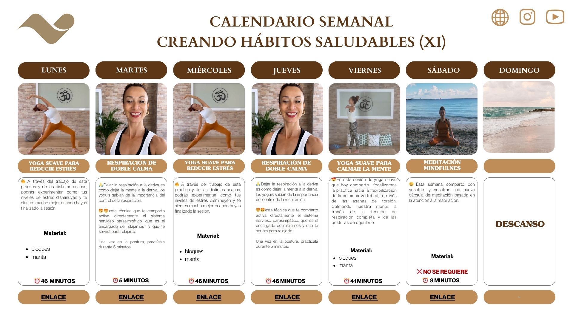 calendario de yoga y mindfulness verónica salas